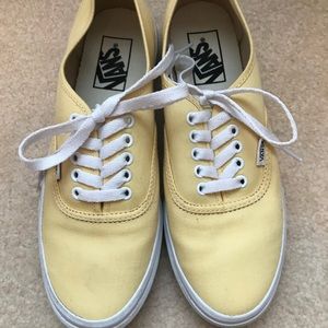 Authentic Slim vans (brushed twill) sunlight